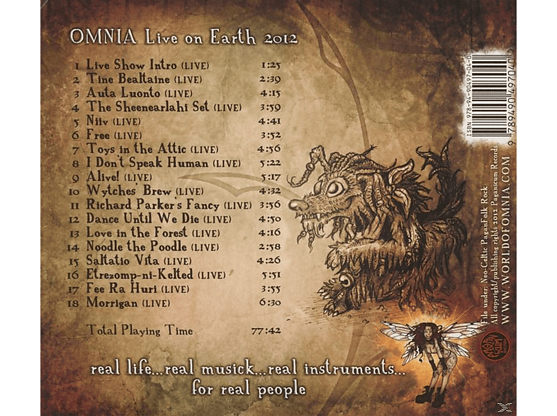 Thumbnail - Omnia - Live On Earth (CD)
