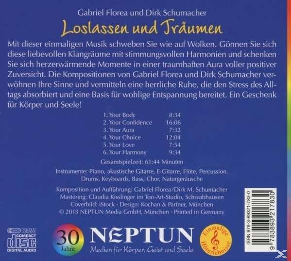 CD-Cover mit Text, Titelliste und Produktdetails. Weißer Hintergrund mit floralem Design.