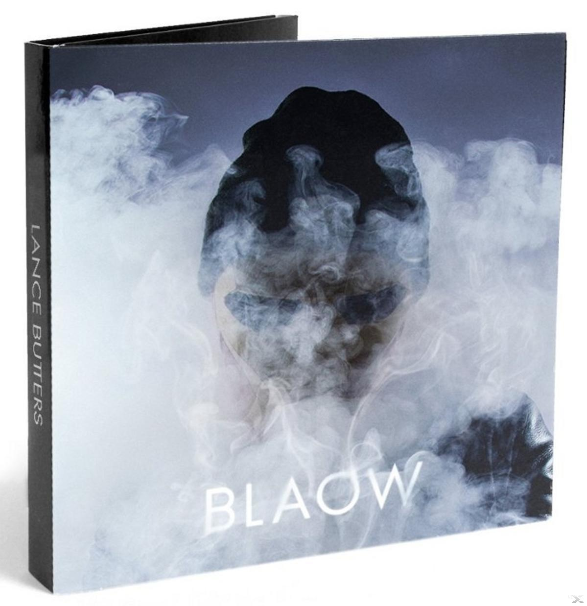 Ein CD-Cover mit einem Gesicht in Rauch und dem Titel 'BLAOW'.