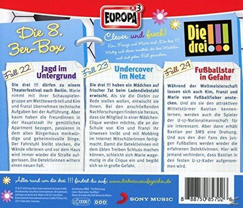 Die Drei !!! - Die drei !!! Box 8 (Folgen 22 - 24)  - (CD)
