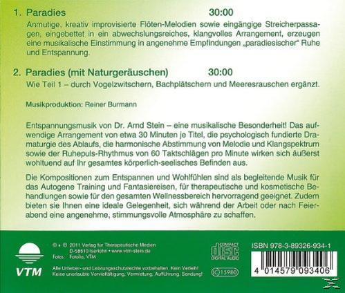Stein Arnd - Im Paradies - Sanfte Musik zum Entspannen und Wohlfühlen  - (CD)