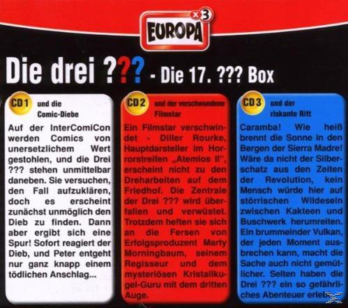 Rückseite eines CD-Covers. Es enthält Text in drei Spalten, der den Inhalt der CD beschreibt.