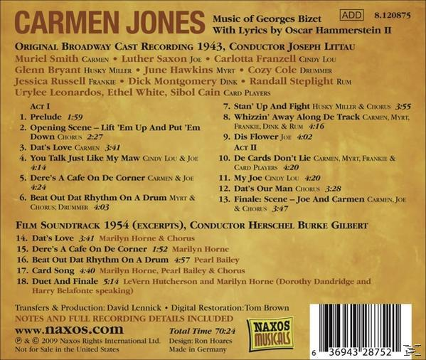 VARIOUS - - (CD) Jones Carmen