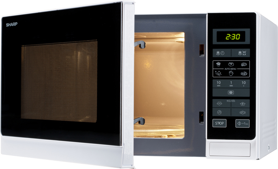 SHARP R 342 WW, Mikrowelle (900 Watt)