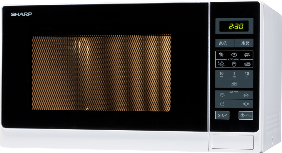 SHARP R 342 WW, Mikrowelle (900 Watt)