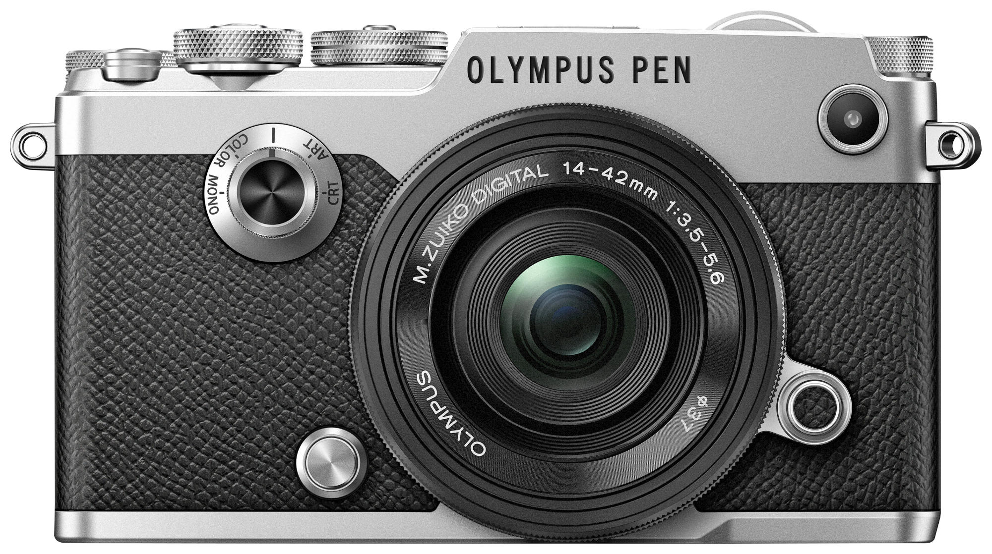 OLYMPUS PEN-F Systemkamera mit Objektiv 14-42 mm, 7,6 cm Display Touchscreen, WLAN