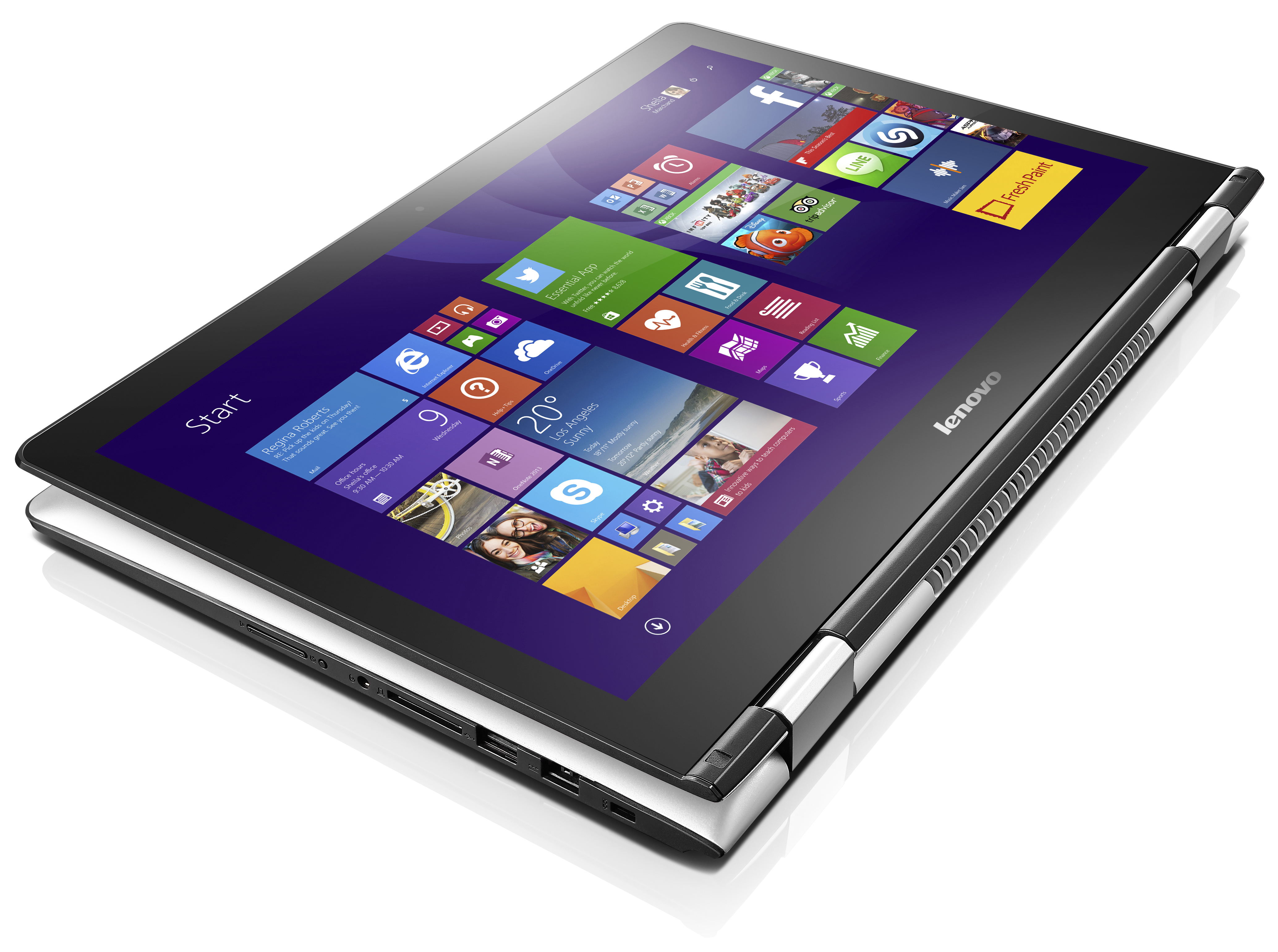 LENOVO Yoga 500 - 15,6 Zoll - Intel® Core™ i7 i7-6500U - 8 GB - 256 GB - NVIDIA - Windows 10 Home (64 Bit)