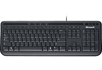 MICROSOFT Wired Keyboard 600, Tastatur, kabelgebunden, Schwarz