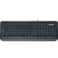 MICROSOFT Wired Keyboard 600, schwarz, deutsch (ANB-00008)