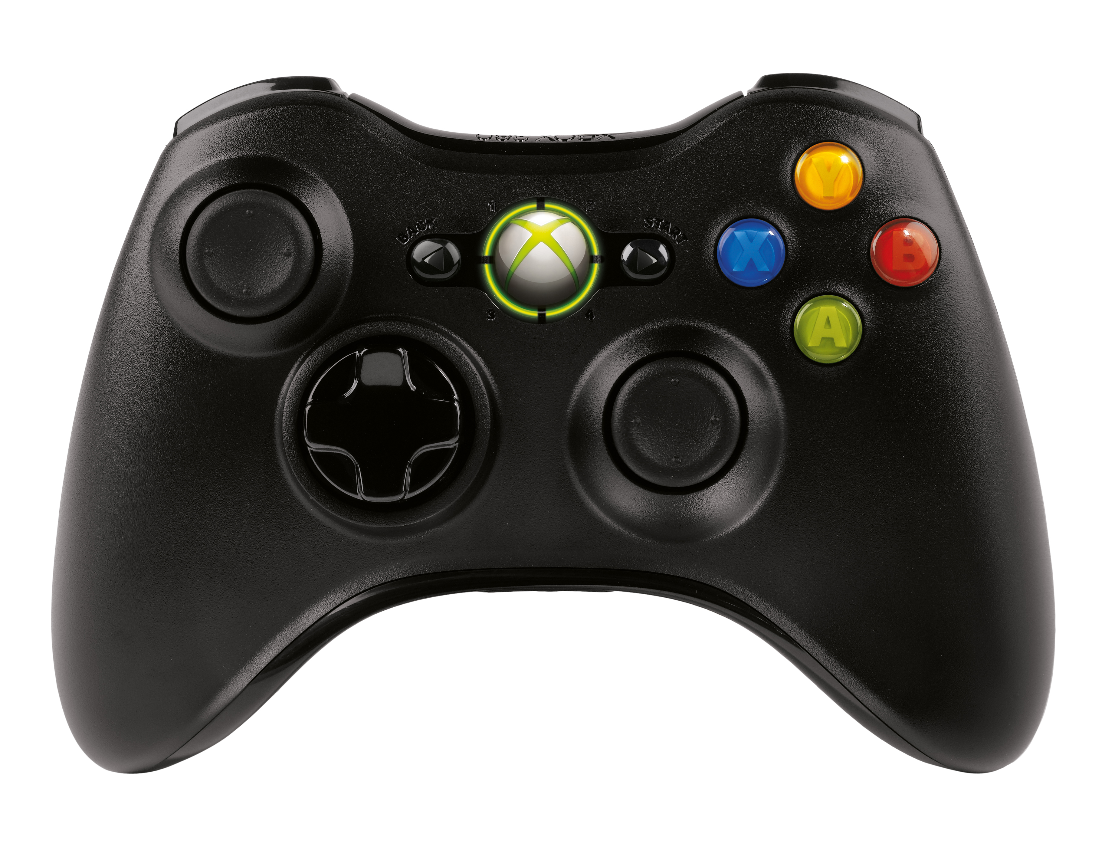 MICROSOFT Wireless Windows Controller Schwarz für PC, Xbox 360