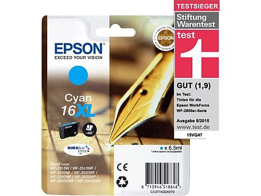 EPSON C13T16324010 - Tintenpatrone (Cyan)