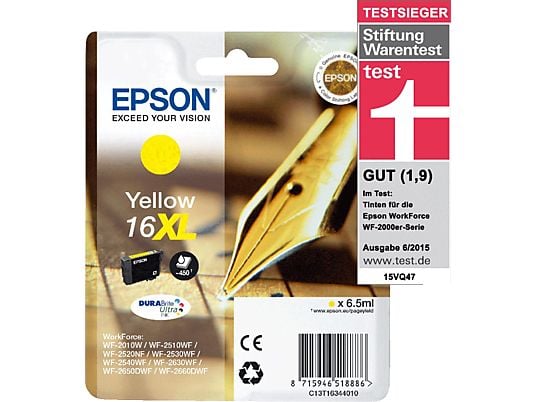 EPSON C13T16344010 - Tintenpatrone (Gelb)
