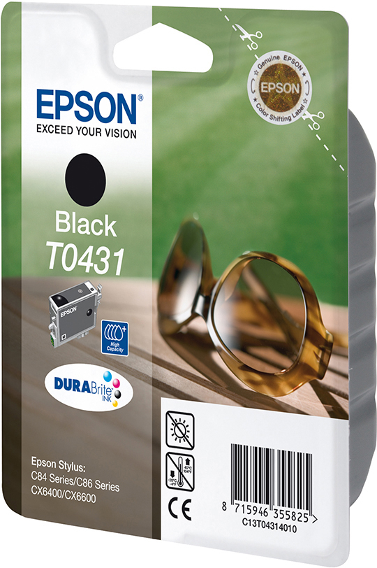 EPSON Original Tintenpatrone Schwarz (C13T04314010)
