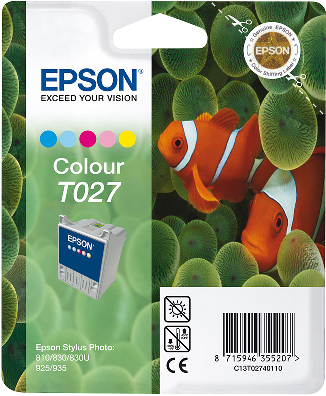 EPSON Original Tintenpatrone mehrfarbig (C13T02740110)