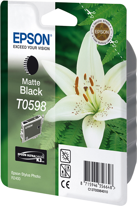 Schwarz EPSON Tintenpatrone (C13T05984010) Original Matt
