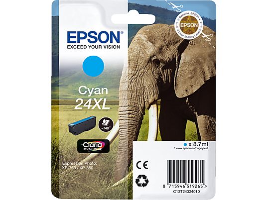 EPSON C13T24324010 - Cartouche originale (Cyan)