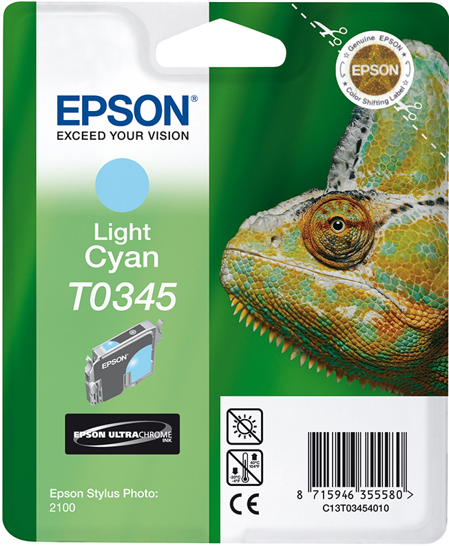 EPSON Original Tintenpatrone Light Cyan (C13T03454010)