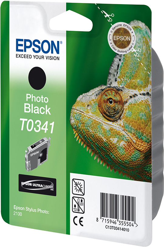 EPSON Original Tintenpatrone Schwarz (C13T03414010)