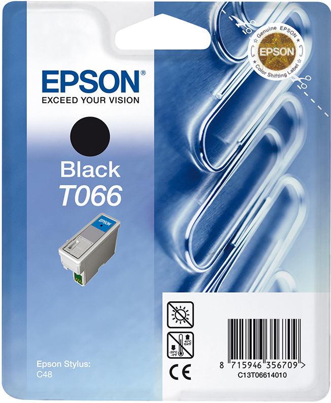 EPSON Original Tintenpatrone Schwarz (C13T06614010)