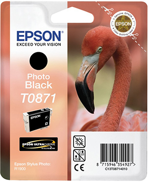 EPSON Original Tintenpatrone Photo Schwarz (C13T08714010)