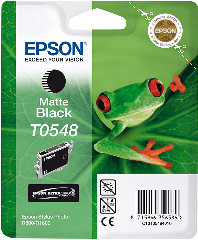 EPSON Original Tintenpatrone Matt Schwarz (C13T05484010)