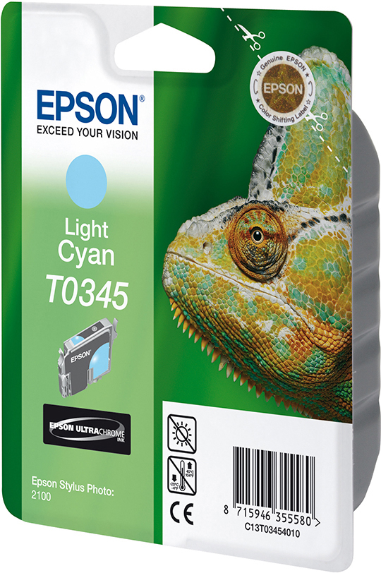 EPSON Original Tintenpatrone Light Cyan (C13T03454010)