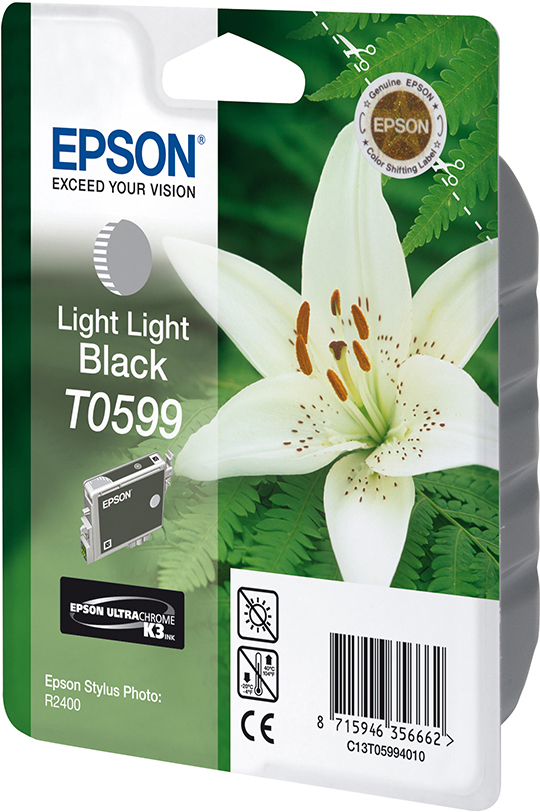 EPSON Original Tintenpatrone Light Light Schwarz (C13T05994010)