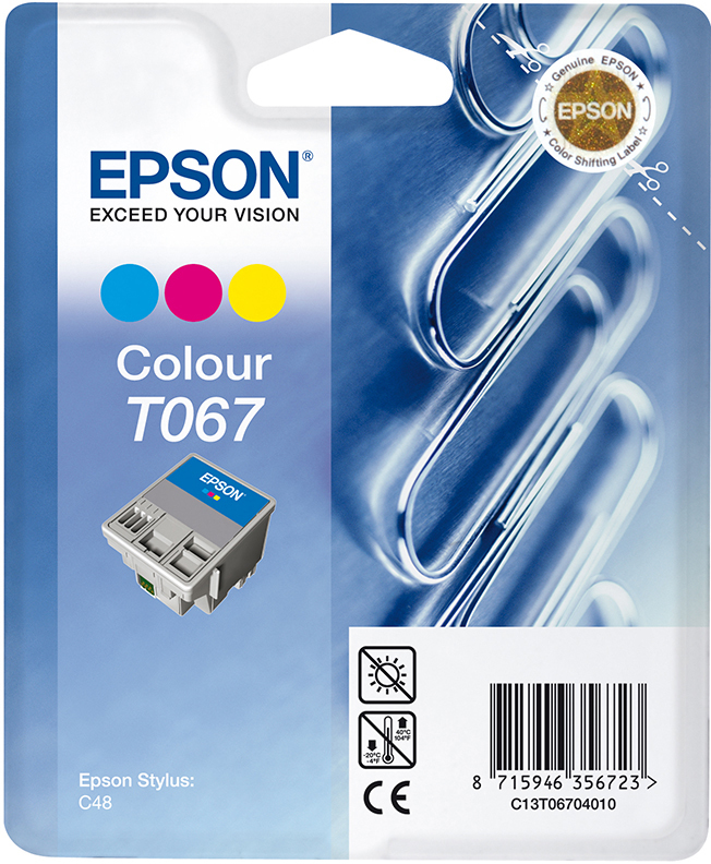 EPSON Original Tintenpatrone mehrfarbig (C13T06704010)