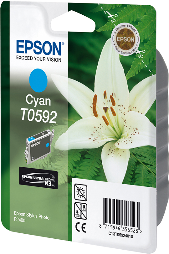 EPSON Original Tintenpatrone Cyan (C13T05924010)