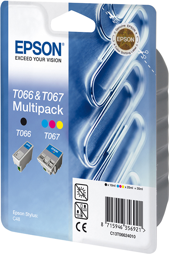 EPSON Original Tintenpatrone mehrfarbig (C13T06624010)
