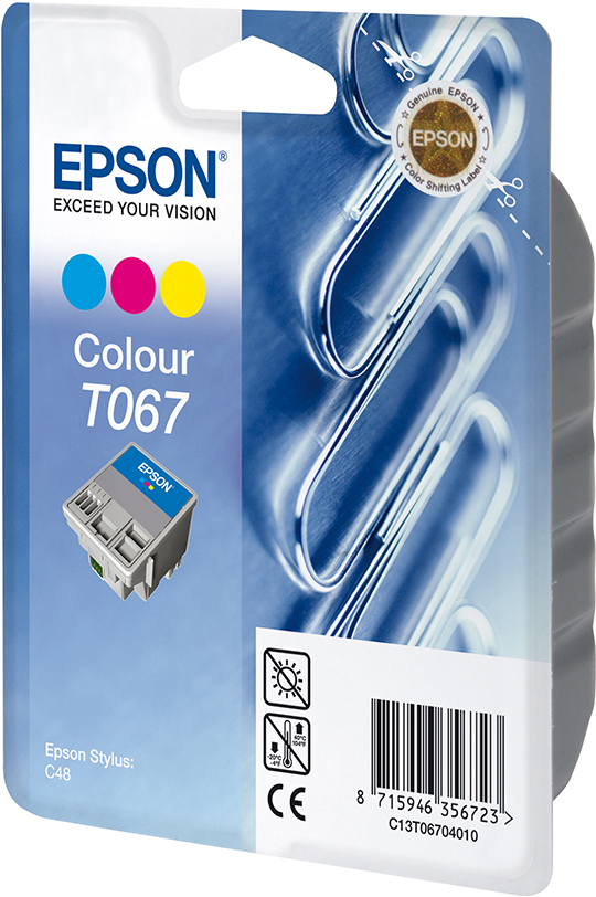EPSON Original Tintenpatrone mehrfarbig (C13T06704010)