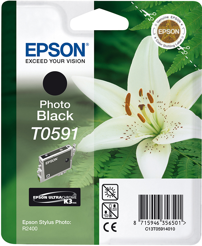 EPSON Original Tintenpatrone Photo Schwarz (C13T05914010)