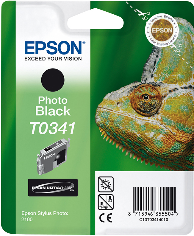 EPSON Original Tintenpatrone Schwarz (C13T03414010)
