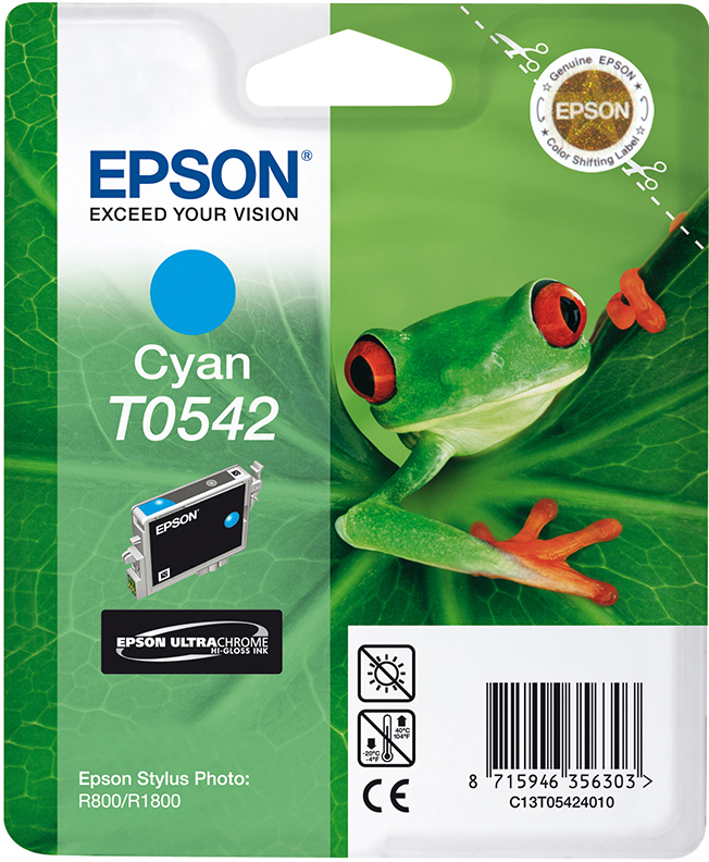 EPSON Original Tintenpatrone Cyan (C13T05424010)