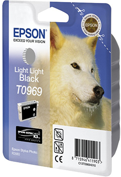 EPSON Original Tintenpatrone Light Light Schwarz (C13T09694010)