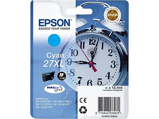 EPSON C13T27124010 - Cartouche originale (Cyan)