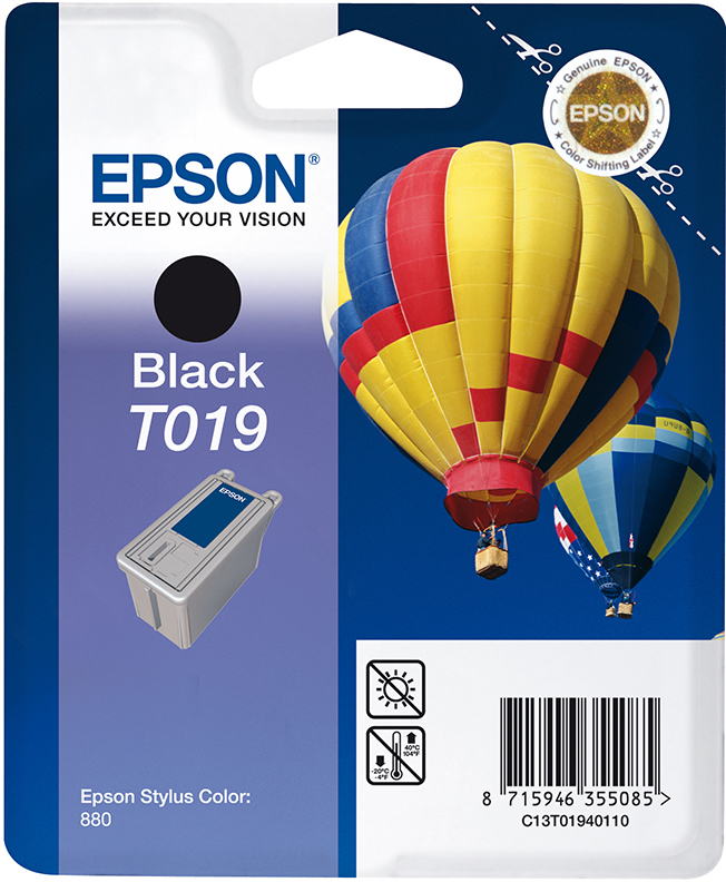 EPSON Original Tintenpatrone Schwarz (C13T01940110)