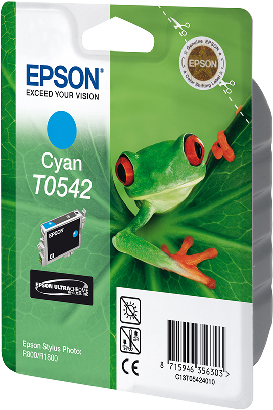EPSON Original Tintenpatrone Cyan (C13T05424010)