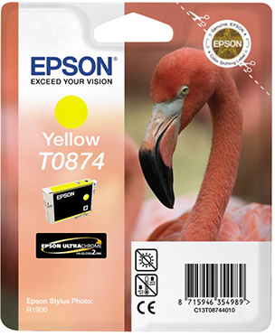 EPSON Original Tintenpatrone Gelb (C13T08744010)