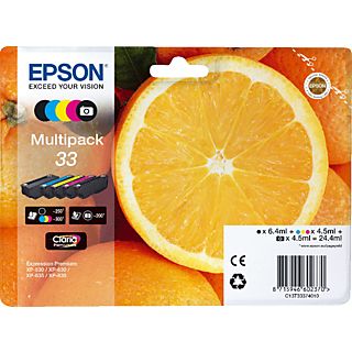 EPSON 33 CMYBK MULTIPACK - Tintenpatrone (Schwarz, gelb, cyan, magenta, photo schwarz)