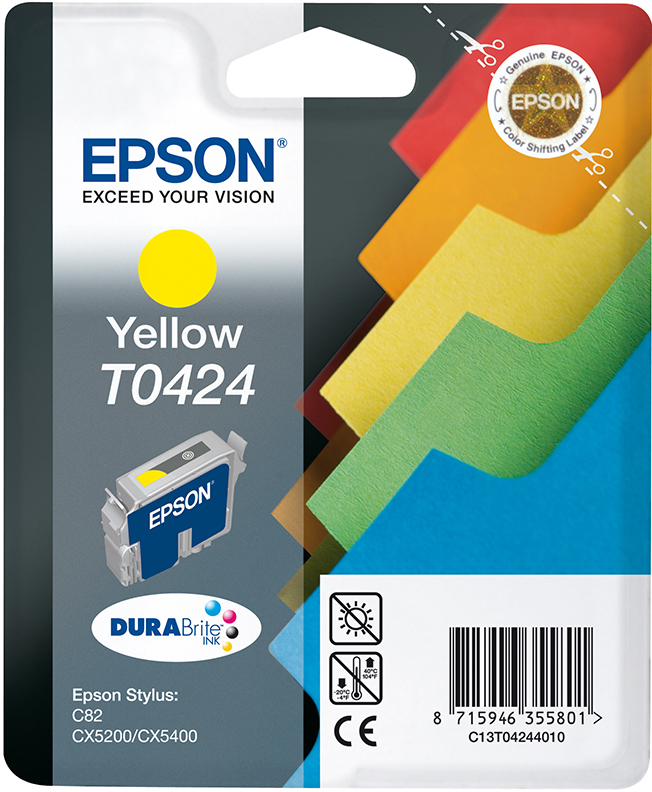 EPSON Original Tintenpatrone Gelb (C13T04244010)