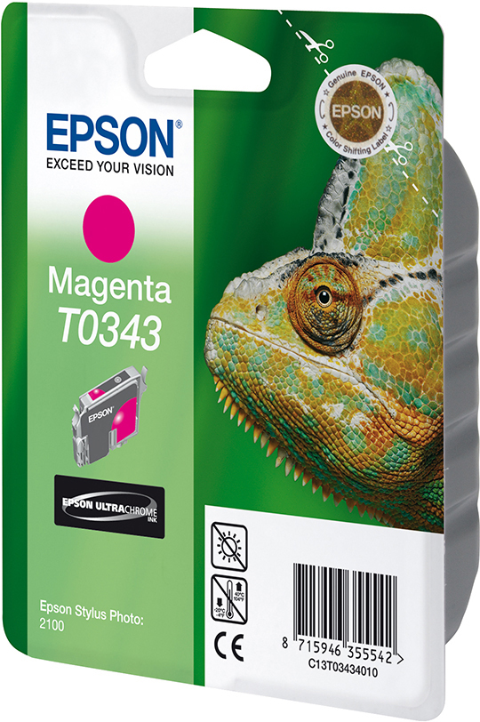 EPSON Original Tintenpatrone Magenta (C13T03434010)