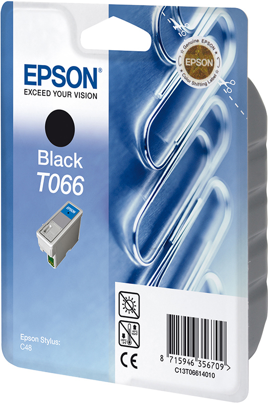 EPSON Original Tintenpatrone Schwarz (C13T06614010)