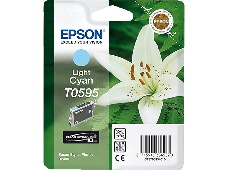 EPSON Original Tintenpatrone Light Cyan (C13T05954010)