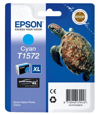 EPSON Original Tintenpatrone Cyan (C13T15744010)