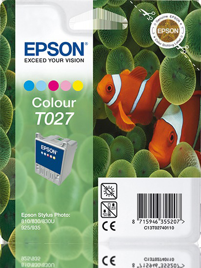 EPSON Original Tintenpatrone mehrfarbig (C13T02740110)