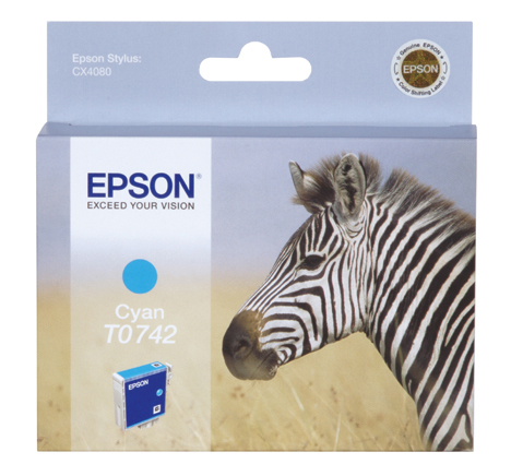 EPSON Original Tintenpatrone (C13T074240) Cyan