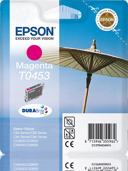 (C13T04534010) Tintenpatrone Original EPSON Magenta