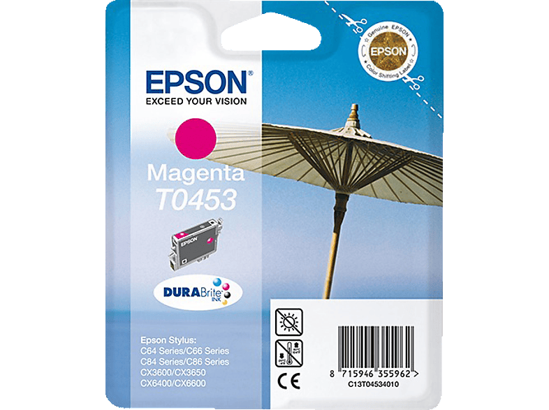 EPSON Original Tintenpatrone Magenta (C13T04534010)