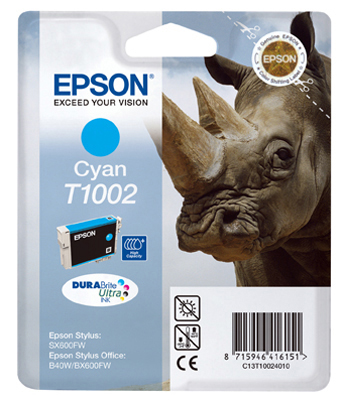 EPSON Original Tintenpatrone Cyan (C13T10024010)